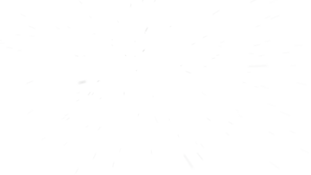First person view or camera view in a snow storm or blizzard against wind, transparent background in png format.