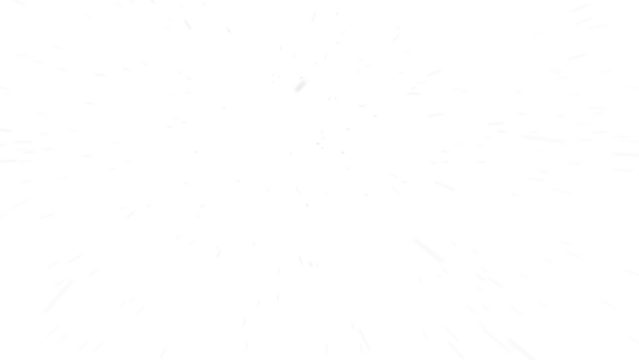 First person view or camera view in a snow storm or blizzard against wind, transparent background in png format.