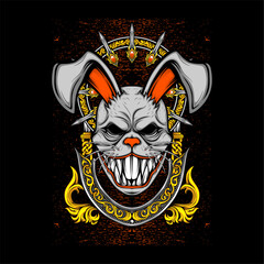 animal illustration for t shirt design