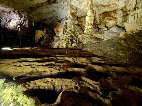 Inside of Rajko's Pecina Cave in Serbia