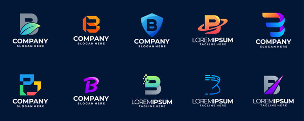 B logo initial letter