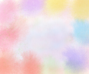 Multicolored bright watercolor background for text