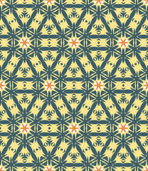 Abstract geometric pattern. A seamless background, vintage texture.	