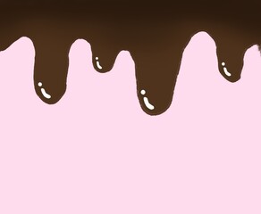 背景　かわいい　チョコレート