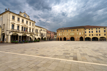 Fototapeta na wymiar Historic buildings of Este, Padua, italy
