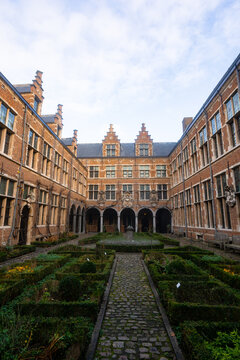 Plantin Moretus Museum , History Of Printing In Antwerp During Winter : Antwerp , Belgium : November 29 , 2019