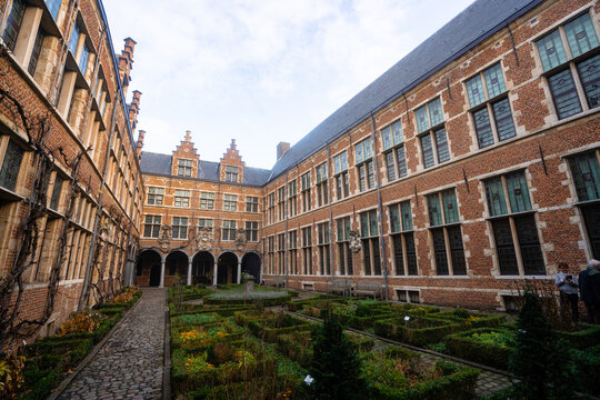 Plantin Moretus Museum , History Of Printing In Antwerp During Winter : Antwerp , Belgium : November 29 , 2019