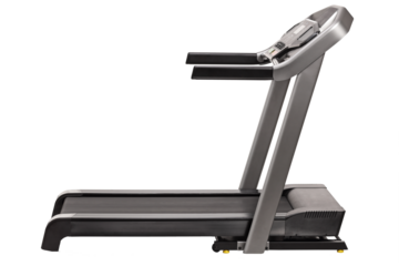 Studio shot of a professional treadmill