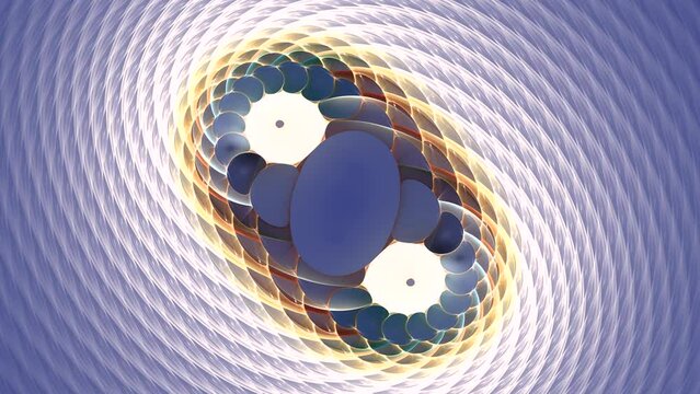 The abstract network of cells turns into micro-granules and is inversely disintegrated. High detailed loop