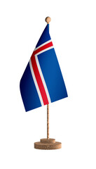 Iceland flagpole PNG image.