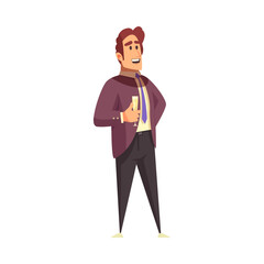 Banquet Cartoon Illustration