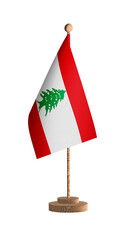 Lebanon flagpole PNG image.