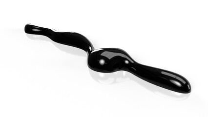 Black Fluid with Reflection