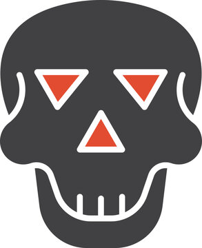 Devil Face Vector Icon which is suitable for commercial work and easily modify or edit it
