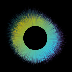 Set of isolated abstract aqua spot with gradient or dynamic color.Vector colorful neon templates. Circle shapes with vivid gradients. Fluid gradients for banners, Abstract liquid shape black, 3d.eps10