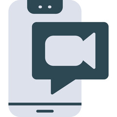 Fototapeta premium Video Call Icon