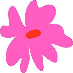 Modern abstract flowers and plants collection 'Blossom'. Abstract flowers