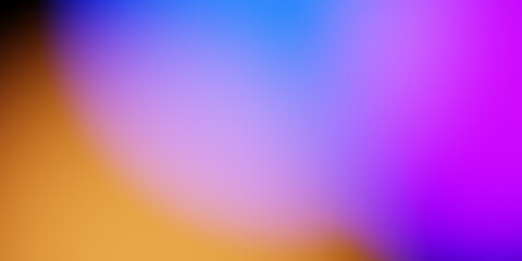 Soft smooth colorful background with blurred orange blue pink purple gradient circular shaped colors, abstract backdrop or illustration with copy space for text