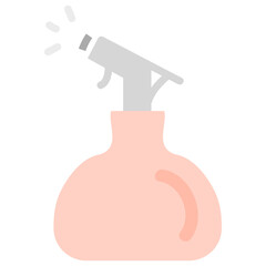 Spray bottle flat design style object