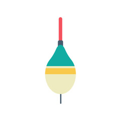 Fishing buoys. Fishing hooks and lures for anglers.