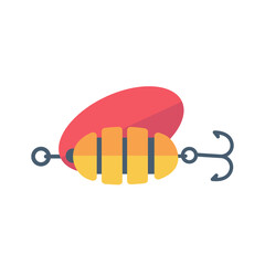 Lure for fishing rods Fishing equipment. Leisure activities at the lake