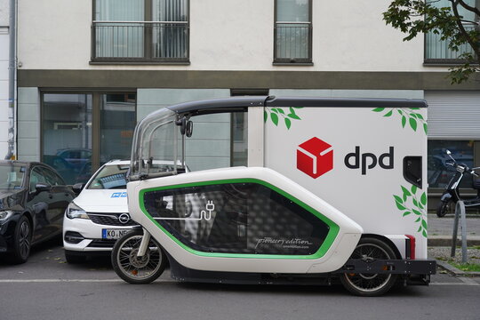 Innovatives e-Cargobike von Ono im Einsatz f&uuml;r dpd in Berlin am 13.10.2022