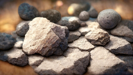 stone, rock, ore, rough, abstract, background, digital illustration