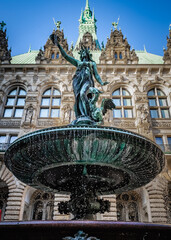 Obraz premium Hygieia Brunnen Hamburg