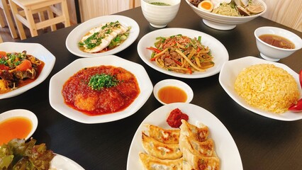 中華料理　集合写真
