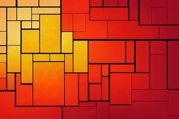 orange square abstract background