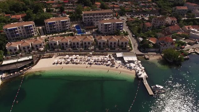 Huma Kotor Bay Hotel and villas on the beach in Budva. Montenegro