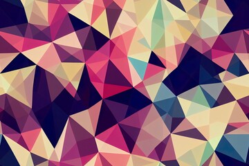 abstract seamless geometric triangle pattern 2d background