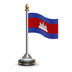State table flag of Cambodia. National symbol perfect for design, Background transparent