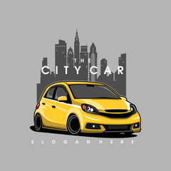 city car car vector car logo design illustration of a car