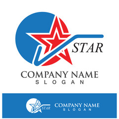 Star logo images illustration