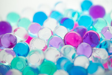 たくさんのガラス玉