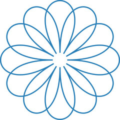 Geometric Circular Arabic Ornament	