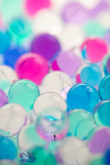 たくさんのガラス玉