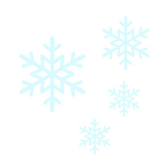 Fototapeta na wymiar winter snowflakes Illustration