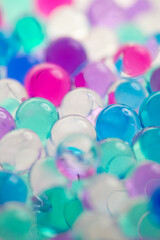 たくさんのガラス玉