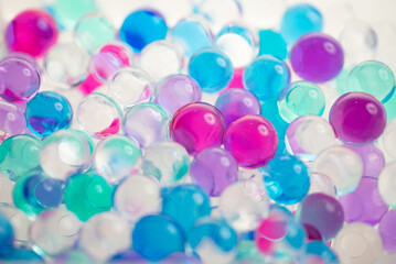 たくさんのガラス玉