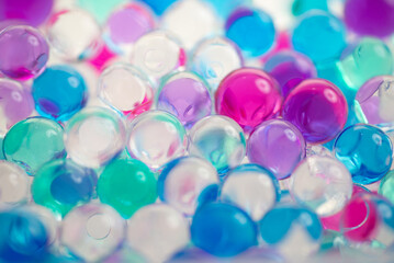 たくさんのガラス玉