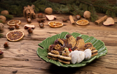 still life with Christmas cookies