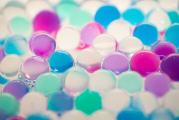 たくさんのガラス玉