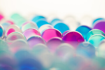 たくさんのガラス玉