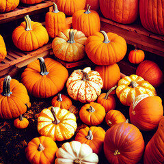 pumpkins and gourds