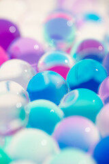 たくさんのガラス玉