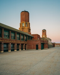 Old building at Jacob Riis Park, in the Rockaways, Queens, New York