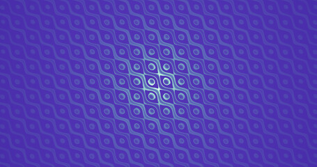 Render with a decorative purple background of curved lines with highlights