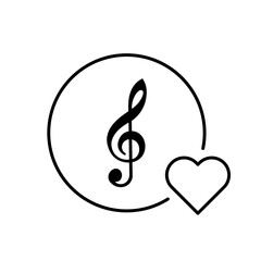 Fototapeta premium Treble clef vector icon illustration EPS 10. G-clef, music key flat sign. Melody, song, tune, audio image for web, dev, app. Music theory symbol. Sound media, love of music concept. Isolated on white